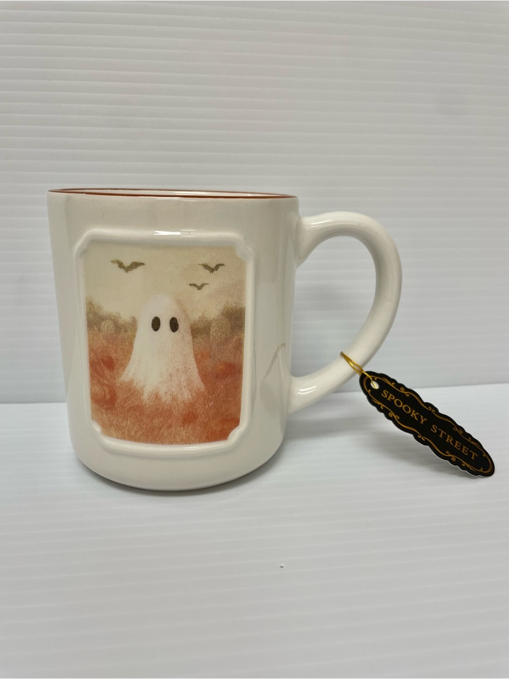 Cream Ghost Ceramic Mug - Halloween Accent